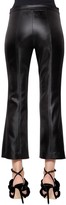Thumbnail for your product : Marco De Vincenzo Pleated Satin Cropped Pants