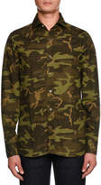 Thumbnail for your product : Tom Ford Camouflage-Print Sport Shirt Dark Green