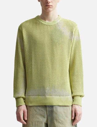 STUSSY　PIGMENT DYED LOOSE GAUGE SWEATER Pigment Dyed Loose Gauge Sweater – Premier