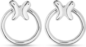 Uno de 50 UNOde50 Butterfly Swing Hoops Earrings