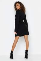 Thumbnail for your product : boohoo Lace Up Front Utility Mini Dress