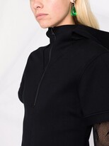 Thumbnail for your product : Helmut Lang Hooded Cotton Sweater Dress