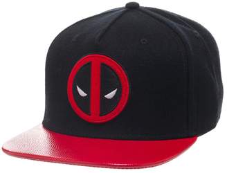 Bioworld Marvel Deadpool Flatbill Adult Snapback Cap Deadpool Hat