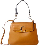 Thumbnail for your product : Chloé C Medium Leather & Suede Shoulder Bag