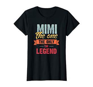 The One Womens Mimi the Only the Legend Tshirt Mothers Gifts