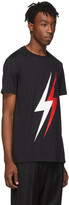 Thumbnail for your product : Neil Barrett Black Double Thunderbolt T-Shirt
