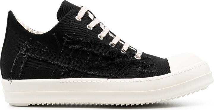 RICK OWENS ×  CASH Black Porterville Sneaks Sneakers by Rick Owens DRKSHDW on Sale