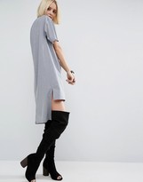 Thumbnail for your product : ASOS T-Shirt Dress with Split Hem Detail