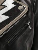 Thumbnail for your product : RED Valentino patched stars biker jacket