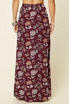 Thumbnail for your product : Forever 21 FOREVER 21+ High-Slit Floral Maxi Skirt