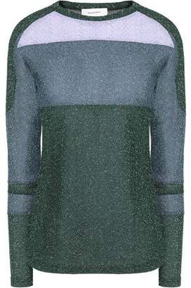 Carven Metallic Knitted Sweater