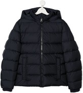 Thumbnail for your product : Herno TEEN detachable hood down-filled coat