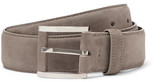 Thumbnail for your product : Loro Piana 3.5cm Grey Suede Belt