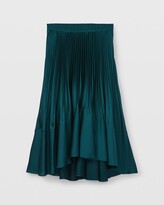 Thumbnail for your product : Club Monaco Pleated Flounce Midi Skirt
