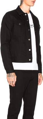 Givenchy Taping Denim Jacket in Black | FWRD