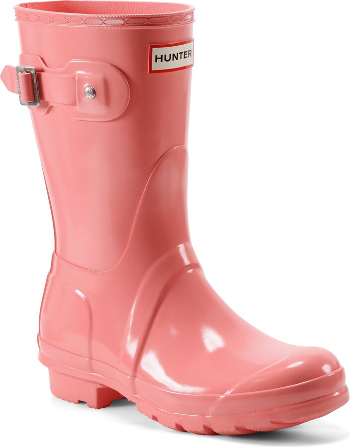 Hunter Original Tour Short Gloss Packable Rain Boot
