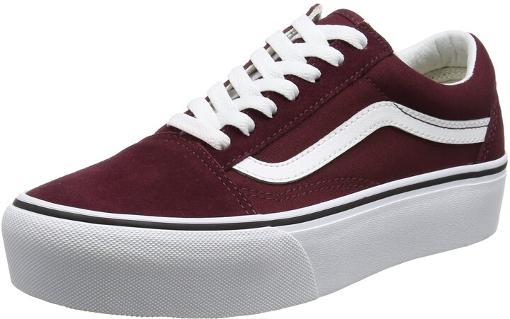 vans platform femme blanc