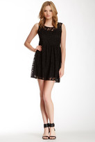 Thumbnail for your product : Babydoll BeBop BE BOP Sleeveless Tie Back Lace Dress