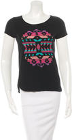 Thumbnail for your product : Maje Printed Short Sleeve T-Shirt
