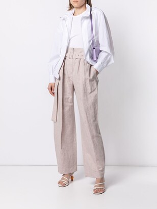 Low Classic High-Waisted Wide Leg Trousers