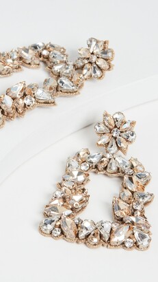 Deepa Gurnani Deepa by Gold Crystal Earrings