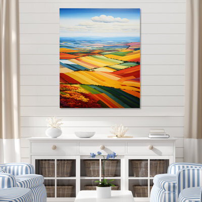 Brayden Studio Southminster Golden Fields Of Colora On Canvas Print