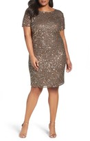 Thumbnail for your product : Pisarro Nights Plus Size Women's Embellished Cocktail Dress