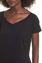 Thumbnail for your product : Socialite Double V-Neck Pocket Tee