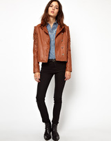 Thumbnail for your product : Levi's Levis Fringed Leather Jacket