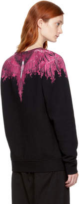 Marcelo Burlon County of Milan SSENSE Exclusive Black and Pink Pachan Sweatshirt