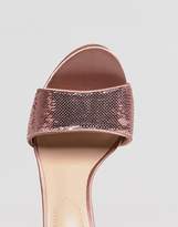 Thumbnail for your product : Aldo Fiolla Rose Gold Sequin Heeled Sandal