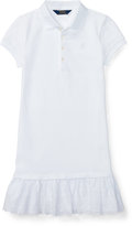 Thumbnail for your product : Ralph Lauren Eyelet-Hem Stretch Polo Dress