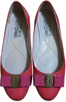 Thumbnail for your product : Ferragamo Pink Patent leather Flats