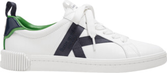 Kate Spade Signature Leather Colorblock Low-Top Sneakers