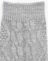 Thumbnail for your product : ASOS DESIGN cable long slouch socks
