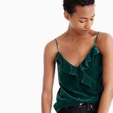 Thumbnail for your product : J.Crew Petite velvet going-out top