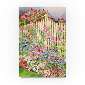 Joanne Porter 'Picket Fence' Canvas Art - 12" x 19"