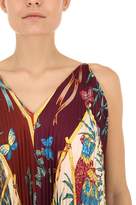 Thumbnail for your product : Ferragamo Pleated Silk Twill Dress