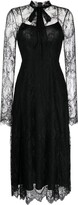 Immortal Chantilly-lace midi dress 