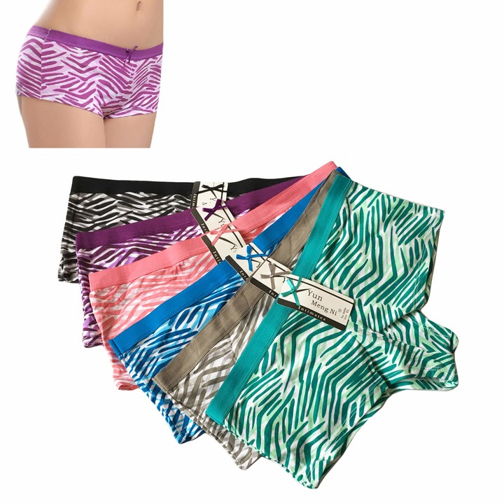 You&New 2 Pairs Ladies Zebra Print Underwear Knickers Briefs Panties