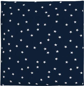 NoJo Carter's 100% Cotton Sateen Fitted Crib Sheet - Navy with White Stars