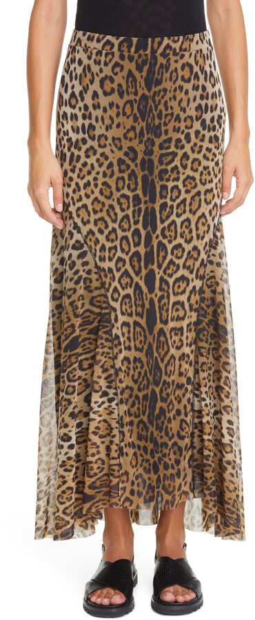 leopard maxi skirt queen
