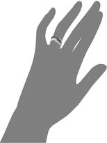 Thumbnail for your product : Macy's Sterling Silver Ring, Black Diamond (1/5 ct. t.w.) and Diamond Accent Overlapping Ring