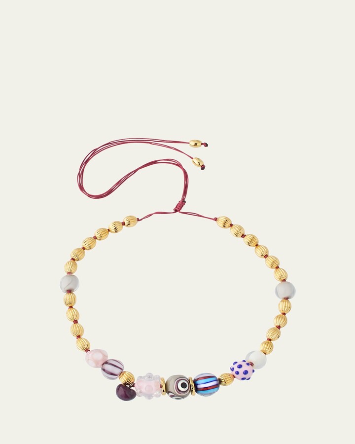 TOHUM Design Blown Glass Charm Necklace