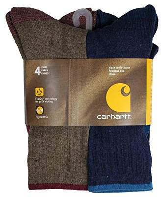 Carhartt 4 Pack Merino Wool Blend Crew Sock