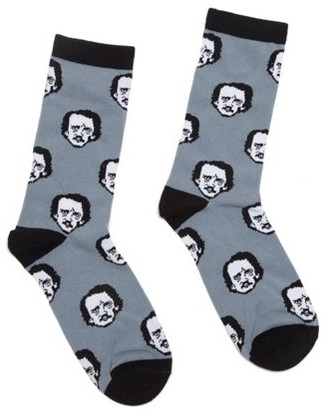 Out of Print Poe-Ka Dot Socks-Large (Other)