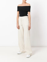 Thumbnail for your product : Celine flared pants - women - Silk/Cotton/Polyamide/Wool - 38