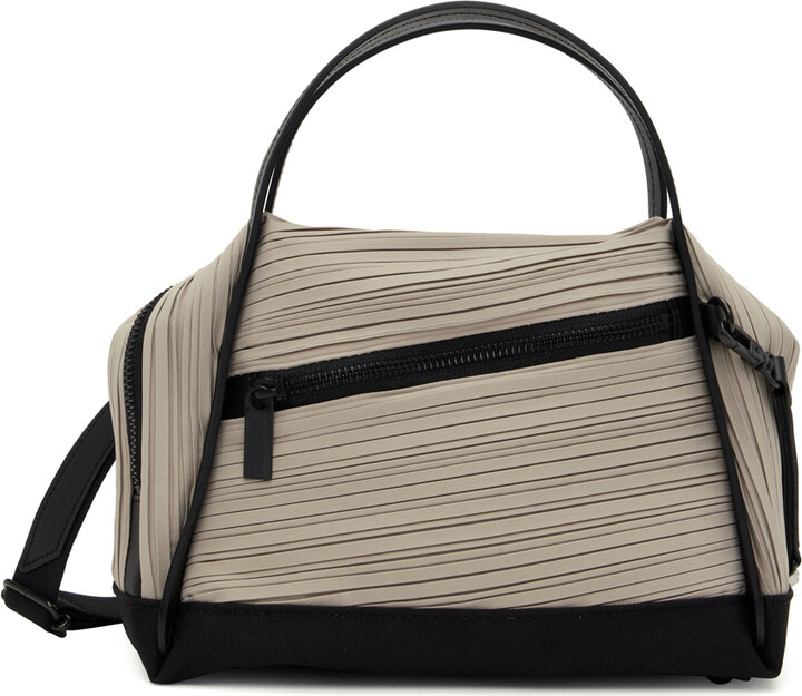 Bias Pleats Small Bag with Strap