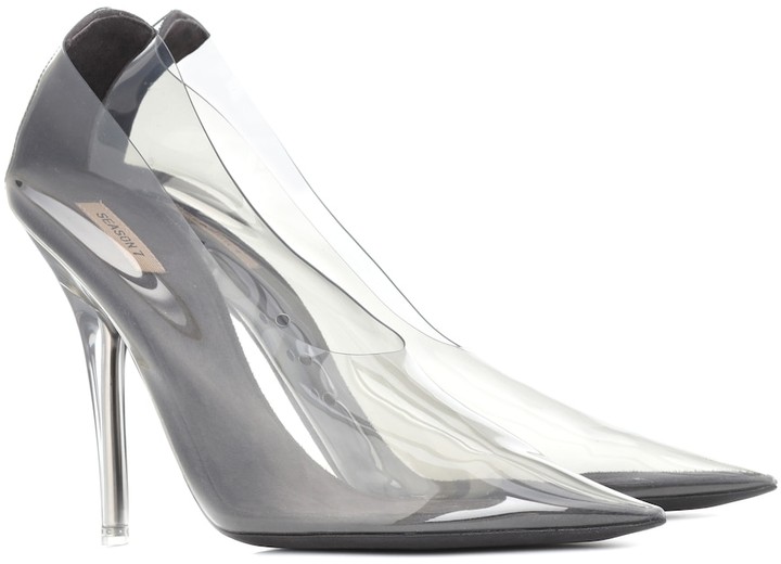 yeezy see through shoes