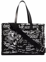 Thumbnail for your product : Golden Goose California Journey graffiti tote bag